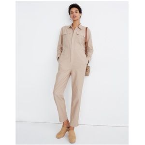 Madewell Zip Front Coverall Jumpsuit